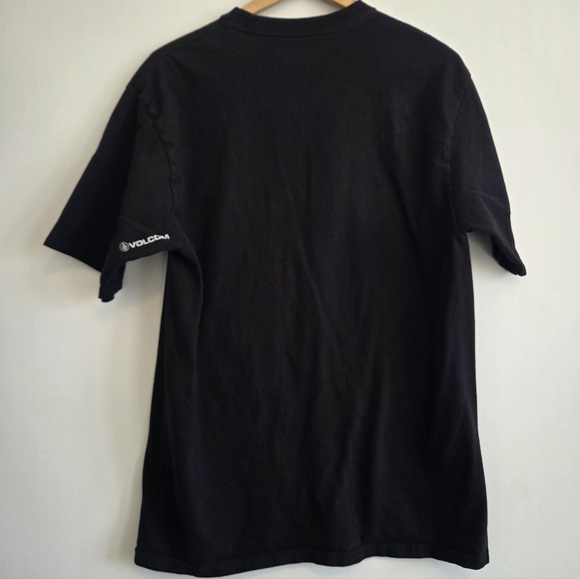 Volcom Stone Logo Graphic T-Shirt | Black Skate Surf Tee | Size Large - Picture 4 of 6